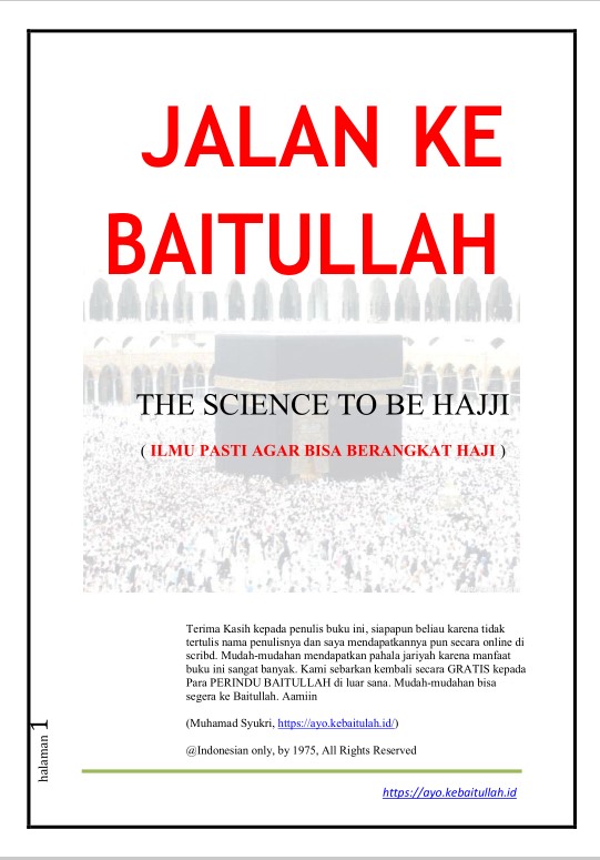 E Book Jalan ke Baitullah