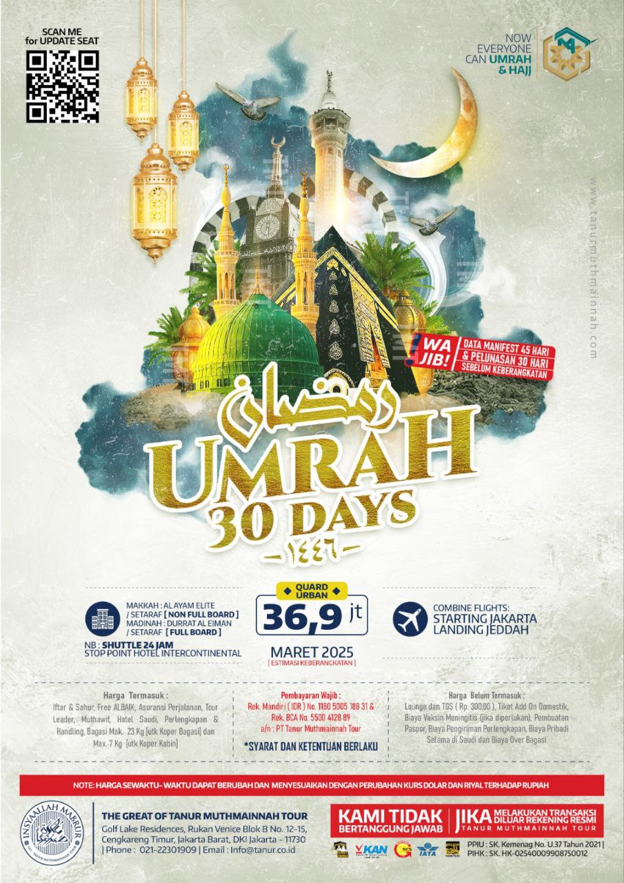 Paket Umroh 30 hari